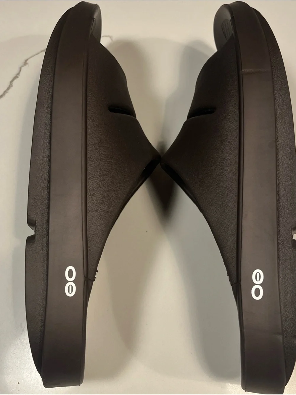 OOFOS OOahh Recovery Slide Sandals Mens 13 Womens 15 Brown Cushion Foam